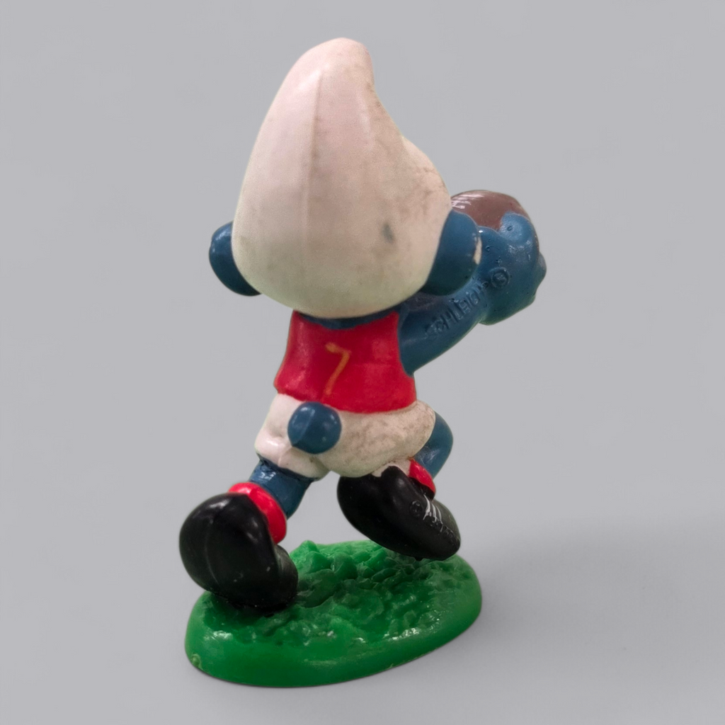 Schlumpf Rugby-Spieler – Vintage Sammlerfigur