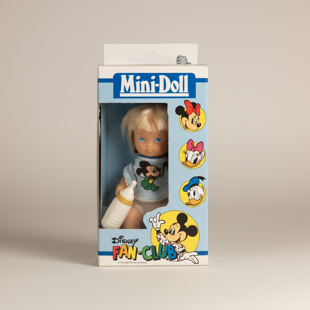 Vintage Disney Fan-Club Mini-Doll im Originalkarton