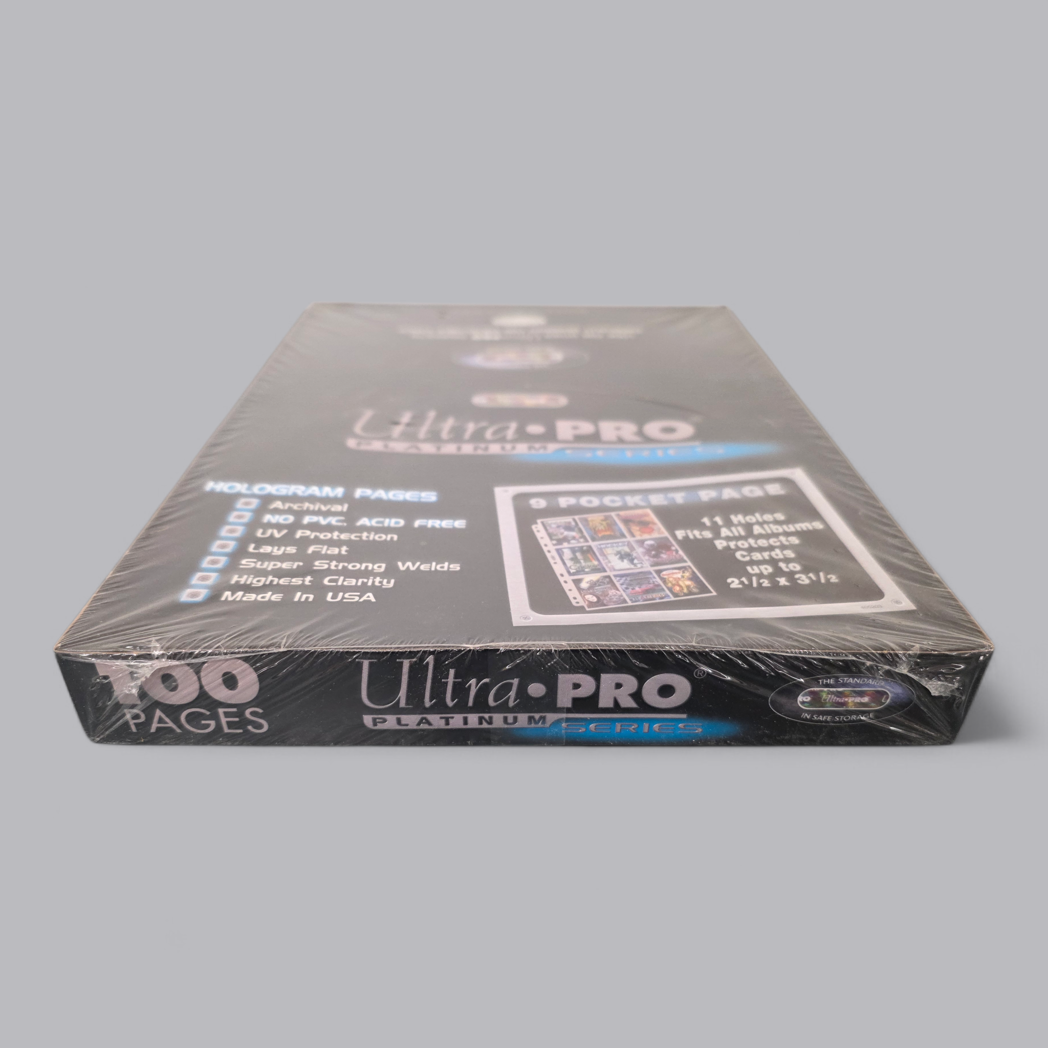 Ultra-PRO Platinum Card Sleeves 9 Pocket Page (100er Pack OVP)