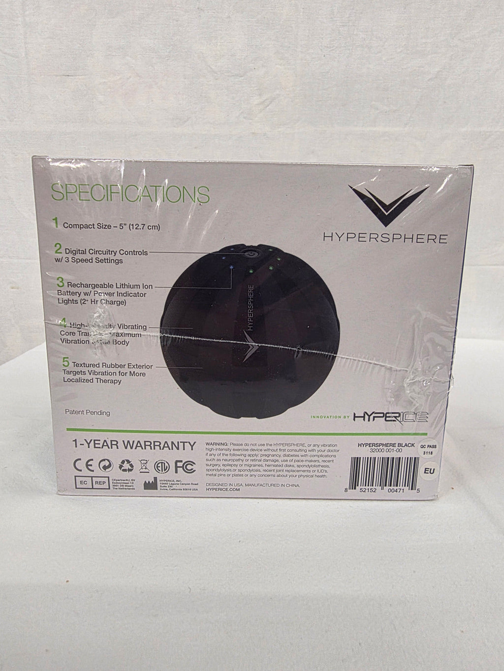 Hypersphere – Vibrating Fitness Ball (OVP)