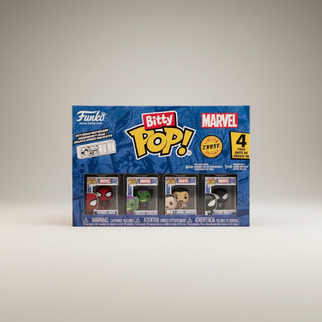 Funko Bitty Pop! Marvel – 4-Pack Limited Chase Edition