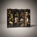 Vietnamesische Wandtafeln „Thành Lễ“ – 4-teiliges Set mit Perlmutteinlagen (je ca. 30 × 10 cm)