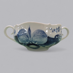 Meissen Porzellan Suppentasse Blaue Orchidee – Handbemalte Eleganz
