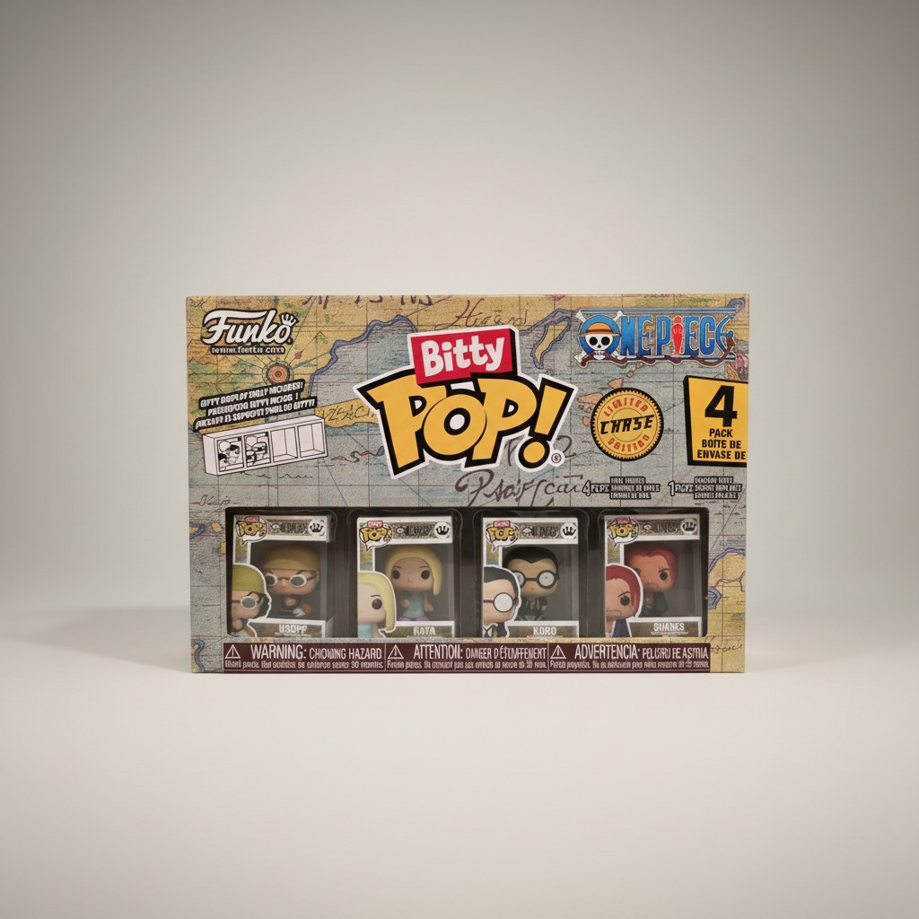 Funko Bitty Pop! One Piece – 4-Pack Limited Chase Edition