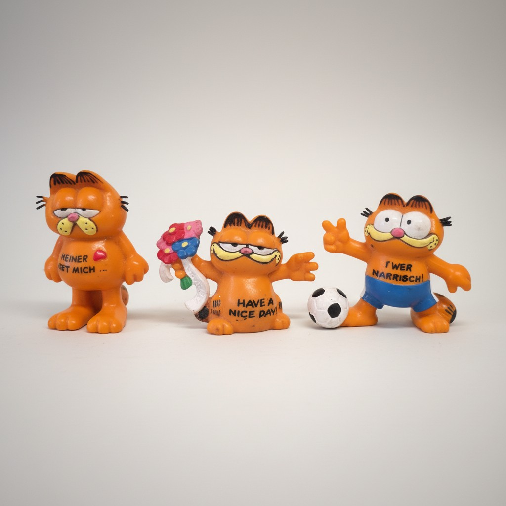 Bully Garfield Figuren 3er-Set – Nostalgische Sammlerstücke