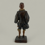 Handgeschnitzte Bürgi Originalfigur in historischer Tracht