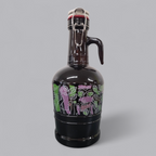 Traditionelle Baarer Bierflasche – Braunglas mit Bügelverschluss & Vintage-Design