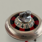 Vintage Roulette-Tischfeuerzeug der Marke Monte Carlo