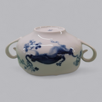 Meissen Porzellan Suppentasse Blaue Orchidee – Handbemalte Eleganz