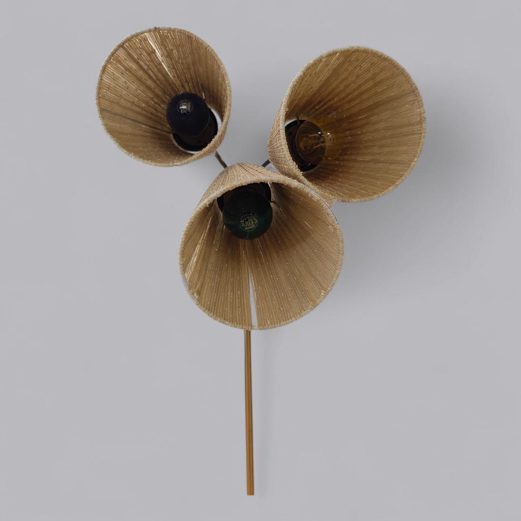 Vintage Stehlampe mit Messinggestell – Klassisches Design