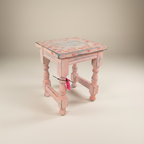 Upcycling Beistelltisch im verspielten Vintage Shabby Chic Stil