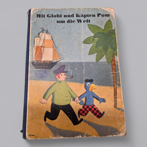 Antikes Globi Buch – Mit Globi und Käpten Pum um die Welt