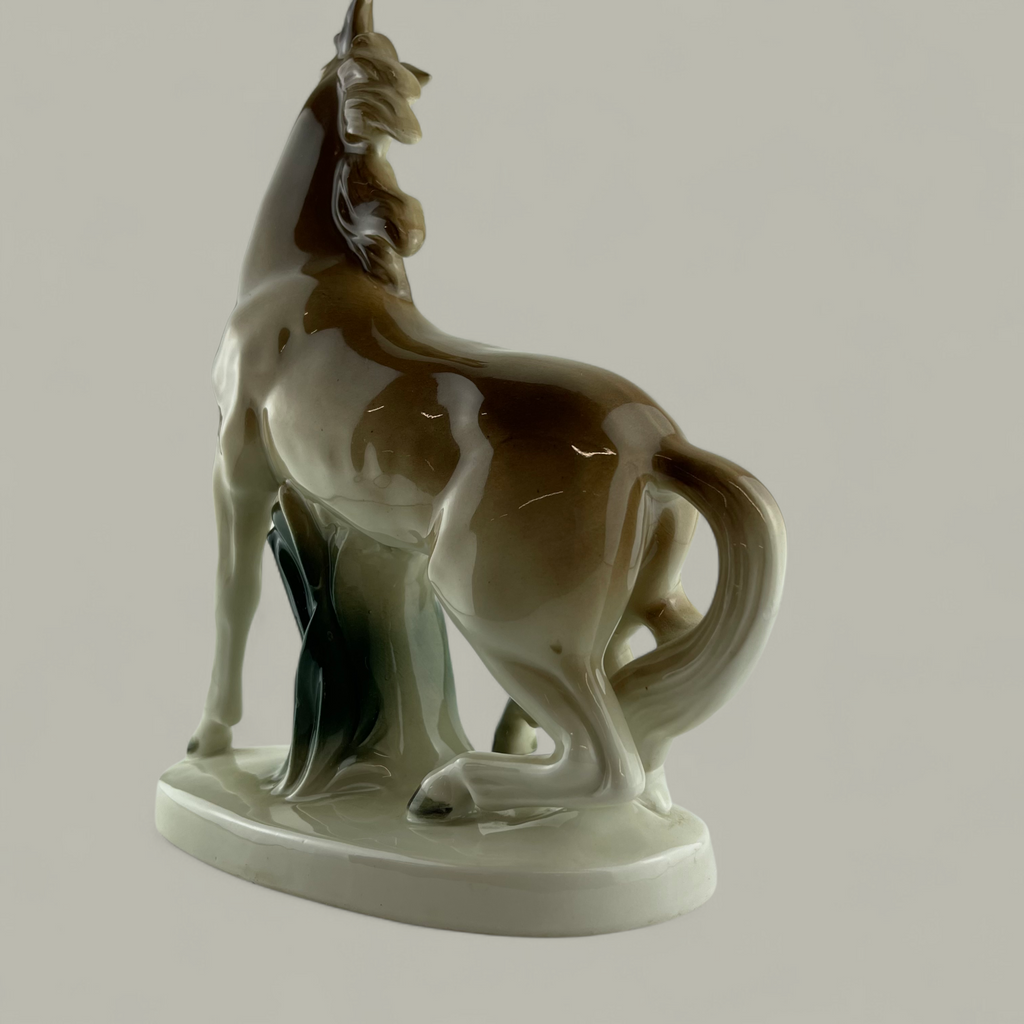 Porzellanfigur Steigendes Pferd – Gräfenthal Thüringen