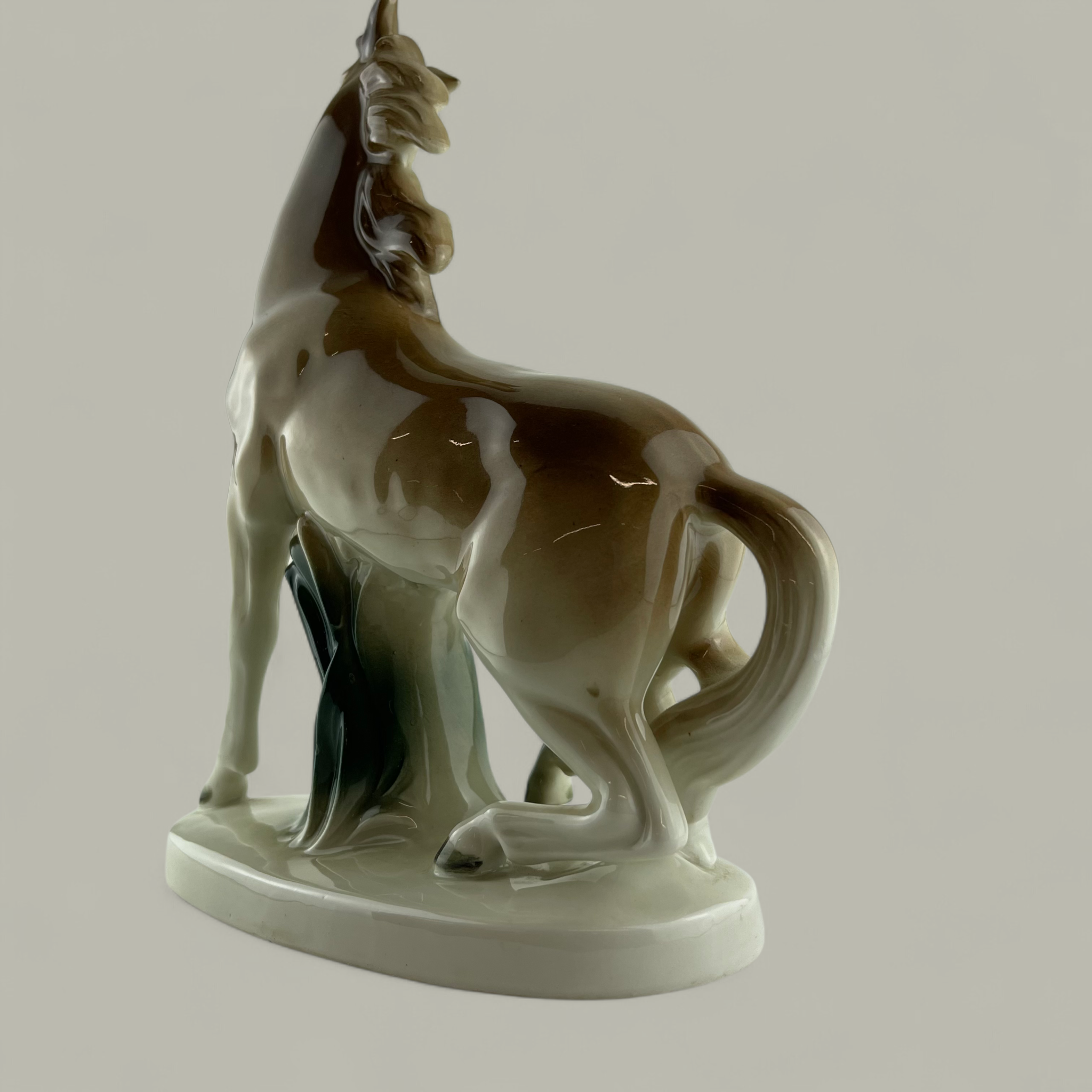 Porzellanfigur Steigendes Pferd – Gräfenthal Thüringen