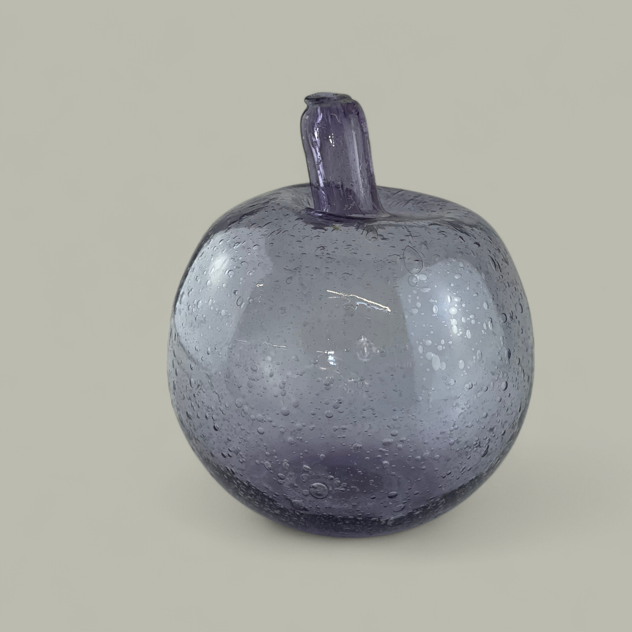Handgefertigter Deko-Apfel aus Glas