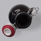 Traditionelle Baarer Bierflasche – Braunglas mit Bügelverschluss & Vintage-Design