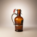 Klassische Zwickel Bierflasche – Braun-Glas mit Bügelverschluss & Metallgriff