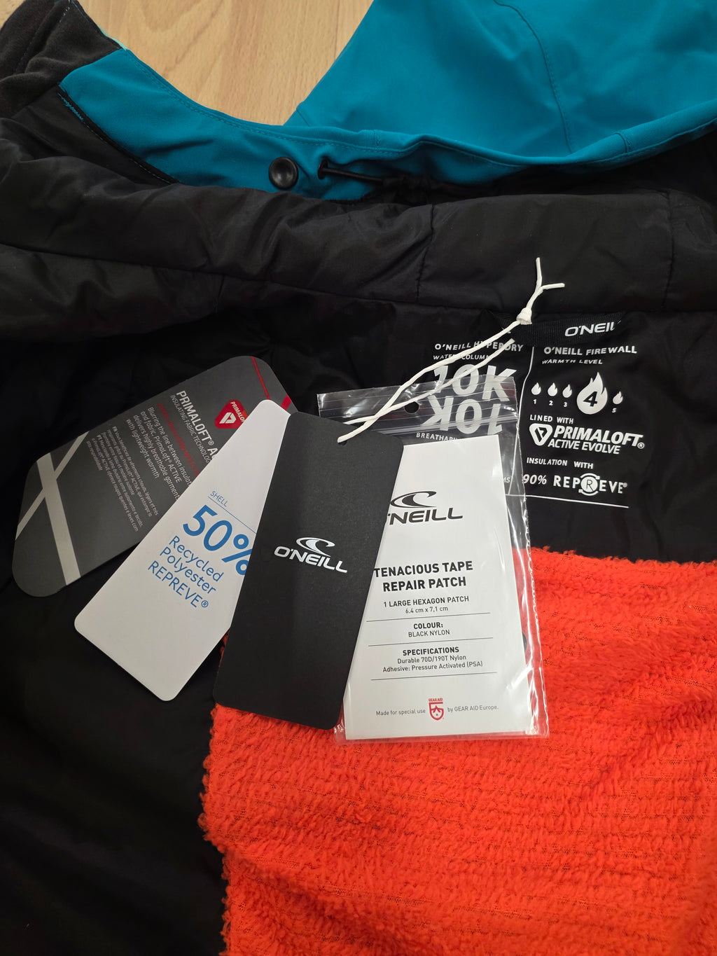 O'Neill Cruz Duo Snow Jacket – Hochfunktionale Skijacke in Blau & Türkis Gr. M