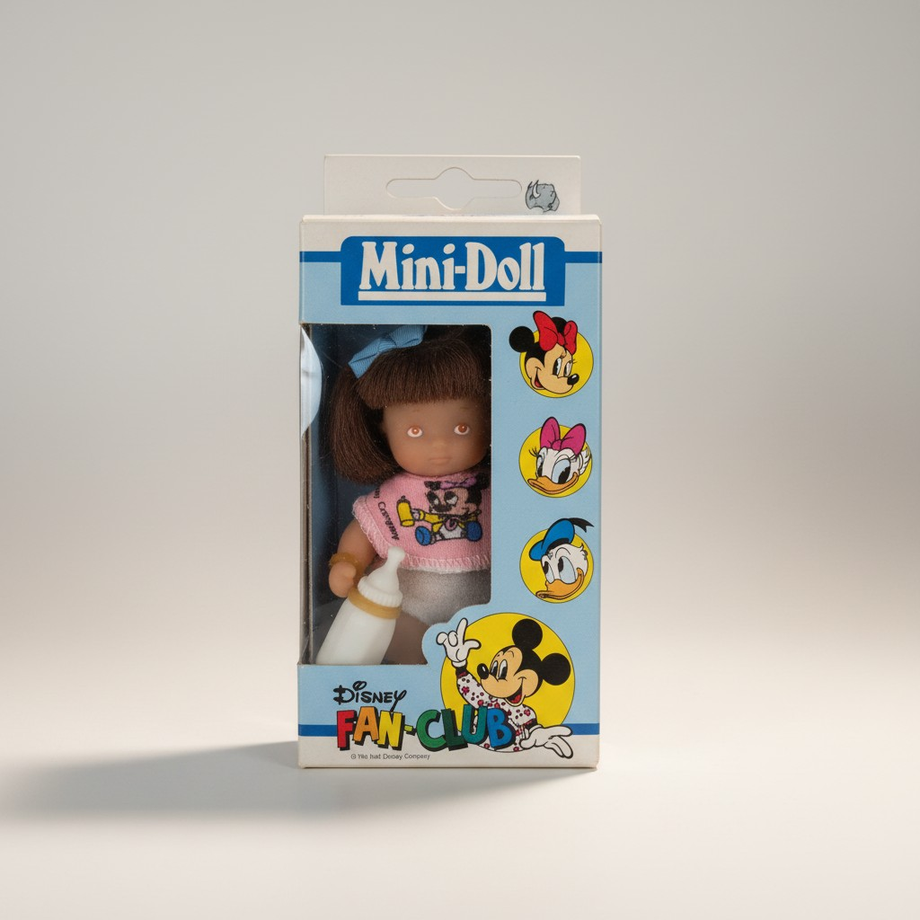 Vintage Disney Fan-Club Mini-Doll im Originalkarton