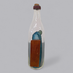 Klassisches Buddelschiff – Dreimaster in Glasflasche