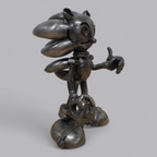 Sonic the Hedgehog Skulptur aus recyceltem Altmetall