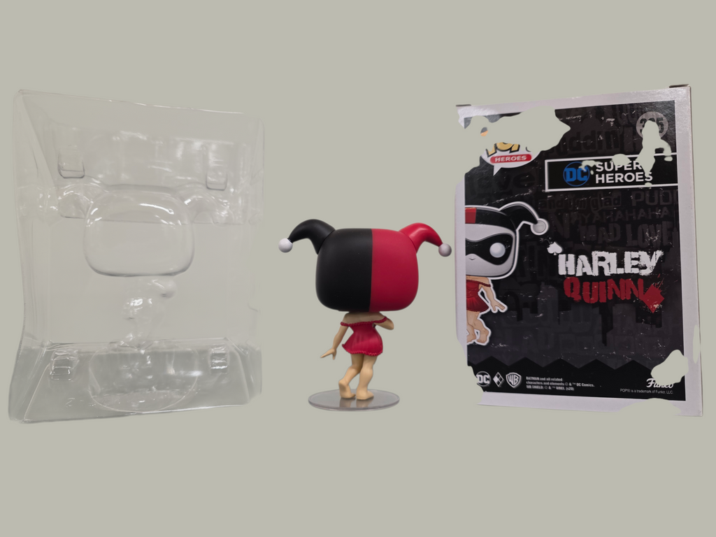 Harley Quinn Funko Pop #335 DC Super Heroes EMP pre Release Special Edition